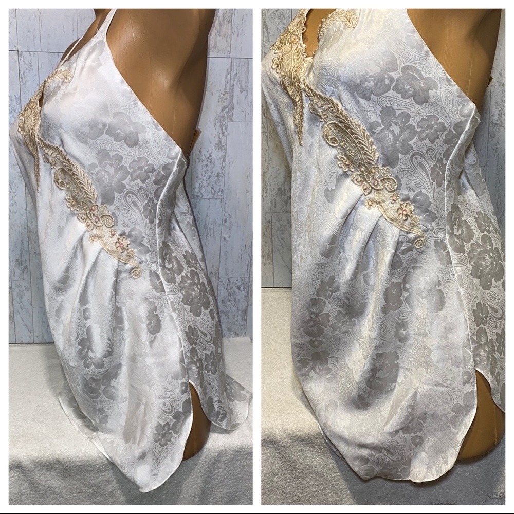 Vintage Chemise or Full dress slip Victoria’s Secret Gold Label size Medium #04 - Picture 7 of 15